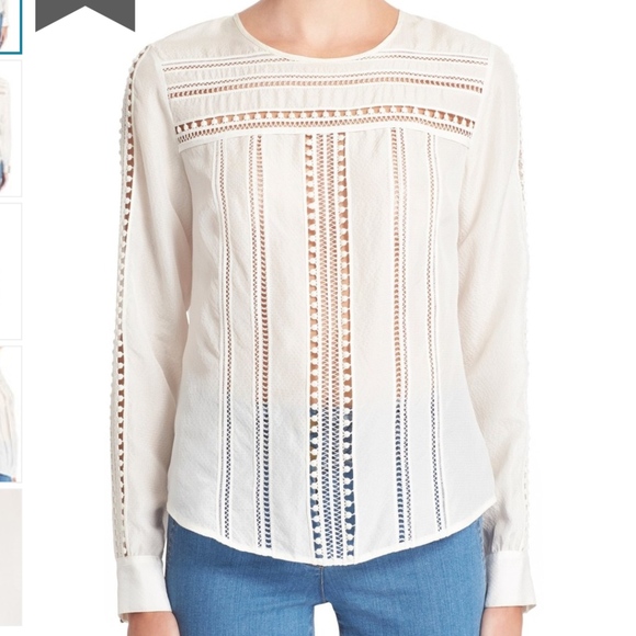 Veronica Beard Tops - Veronica Beard The Gables Crew blouse silk 2